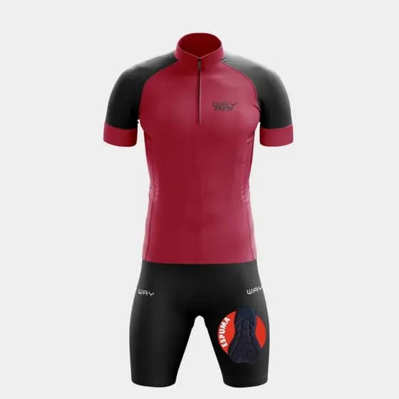 Conjunto Kit Ciclismo Masculino Camiseta Slim Short Bermuda Espuma Confortável Bike Pedal MTB