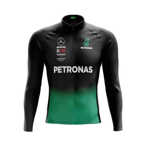 Camisa Camiseta Bike Masculina Equipe Ciclismo Manga Longa Respirável Com Bolsos
