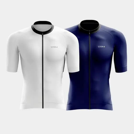 Kit 2 Camisetas Camisa Premium Ciclismo Masculina Manga Curta Pedal Bike Mtb Speed Homem