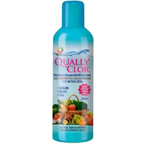 Desinfetante Sanitizante Para Frutas Verduras Legumes 300ml