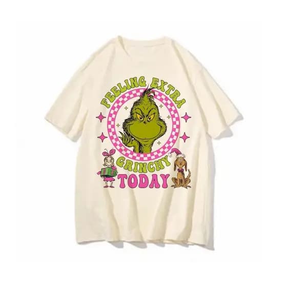 Camiseta Grinch Extra Today blusa feminina masculina unissex estampas natalinas camisa divertida natal presente