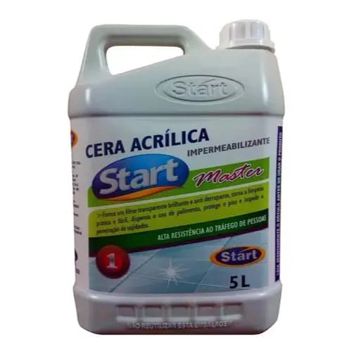 Cera Acrílica Pisos Master Impermeabilizante 5 Litros Start