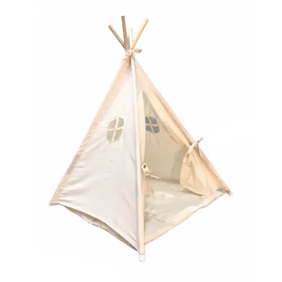 Cabana infantil 90x90x120 crianças festa do pijama off white