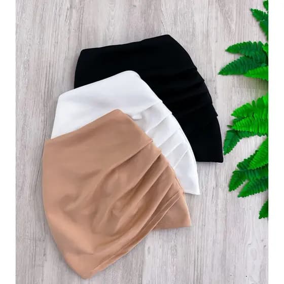 Short saia grampeado frizado