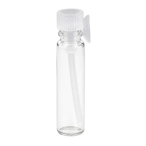 Frasco Amostra de Perfume 1ml Flaconete de Vidro Pressão Tampa Vedação Mini Demonstrador Cosméticos