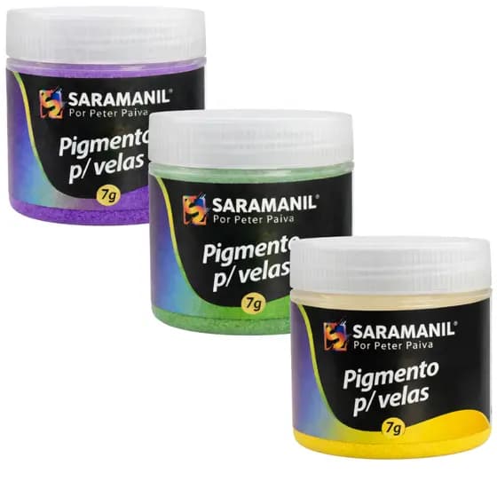 Pigmento Para Velas Pó 7g Saramanil By Peter Paiva Não Migra Corante Para Vela Artesanal Parafina