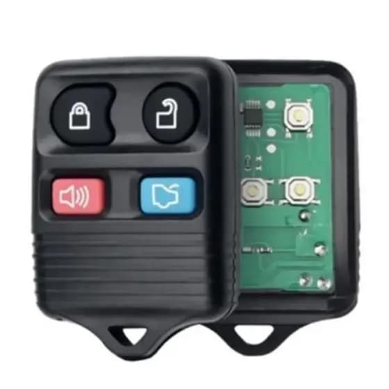 Controle Remoto Alarme Ford Ka Fiesta 4 Botões Capa Configurável Brinde Bateria