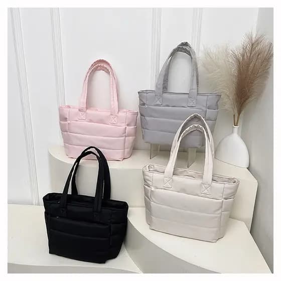 Bolsa Tote Feminina Almofada de Ombro Estilo e Elegância para trabalho, Viagem e passeio