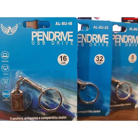 Mini Pendrive 8 GB 16 GB 32 GB 2.0