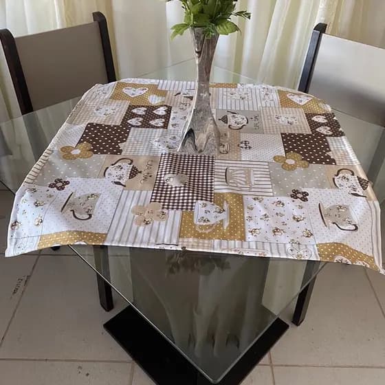 Toalha de Chá Cozinha Decoração Tecido Oxford Estampado