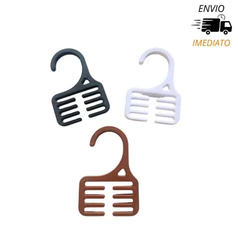 Cabide Organizador de Gravatas e Lenços Resistente e Compacto