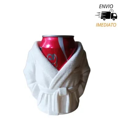 Porta Lata em Formato de Roupão Divertido