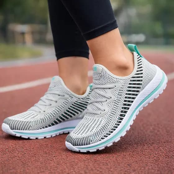 Tenis Feminino Meia Academia Caminhada Confortavel Casual Atitude