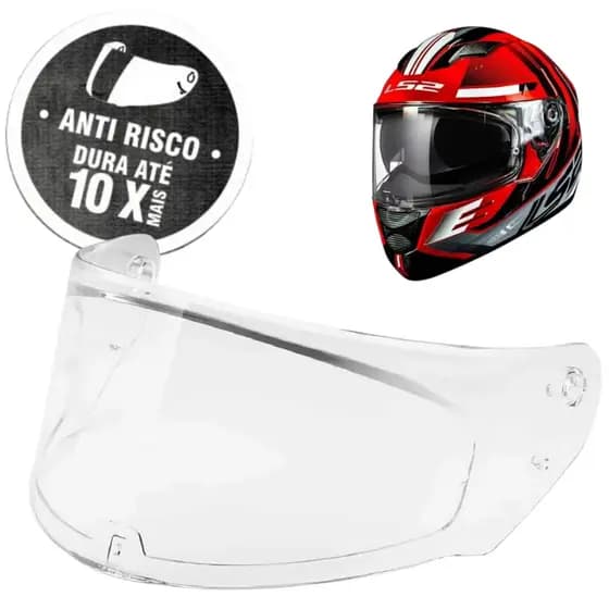 TSF | Viseira Cristal LS2 FF320 - FF353 Rapid - FF800 Storm - FF810 Vigo