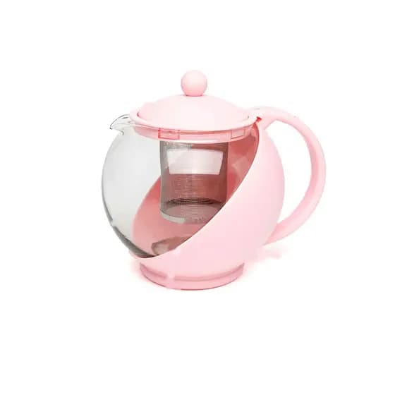 Chaleira Bule de Vidro 1,250L com Infusor em Aço Inox