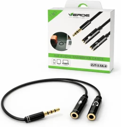 Adaptador P2/P3 Fone E Microfone Xbox One Ps4 /PS5 Notebook Celular