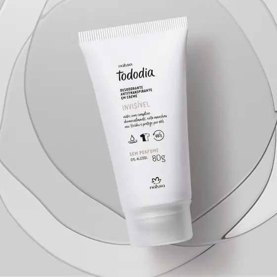 Desodorante Antitranspirante em Creme Tododia Sem Perfume