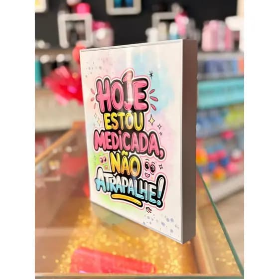 Quadro Aluminio Personalizado Dupla Face 20x25 em alta definição - NOVIDADE