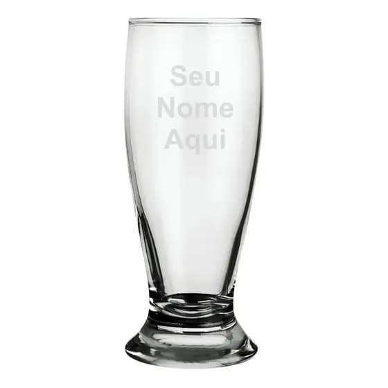 1 UN COPO CERVEJA TULIPA PERSONALIZADO A LASER