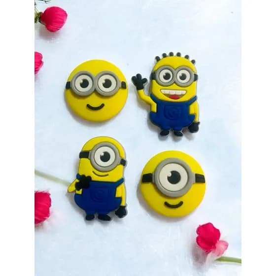 Aplique Emborrachado Infantil 8 und Minions Laços Tiaras Prendedores Artesanato DIY