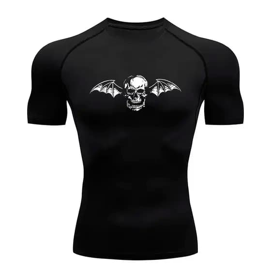 Camiseta Gym Compressão Treino Rock Avenged Sevenfold