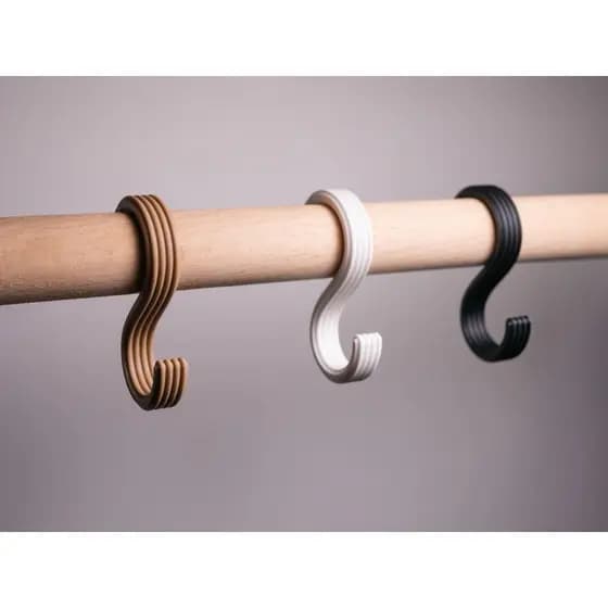 Gancho Multiuso Organizador Armário Cozinha Cabideiro Suspenso Antiderrapante Premium (3 Cores)