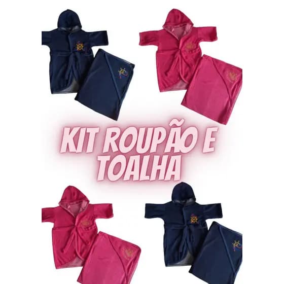 Conjunto Toalha De Banho Com Roupão