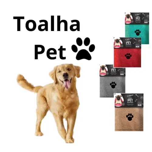 Toalha Pet Microfibra Celeste