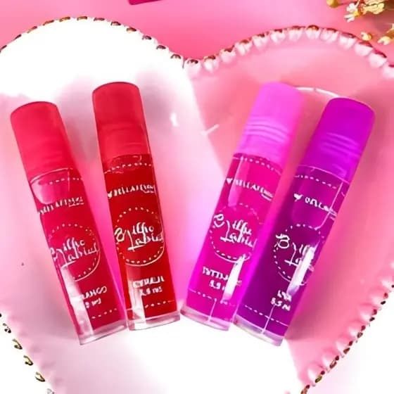KIT Brilho labial roll on bellafemme entrega imediata