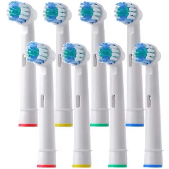 Kit 4/12 Refil Compatível Escova Elétrica Oral B Cabeça de Substituição de Escova de Dente Limpeza