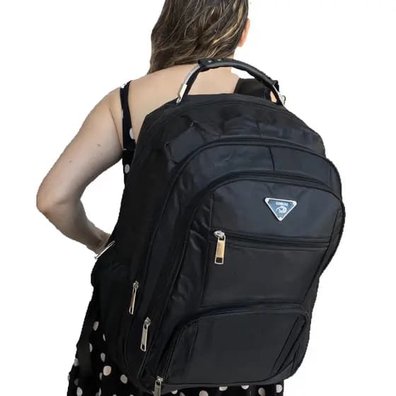 Mochila Feminina Masculina para Faculdade Trabalho Resistente Reforçada Semi Impermeavel para Notebook Laptop Barata