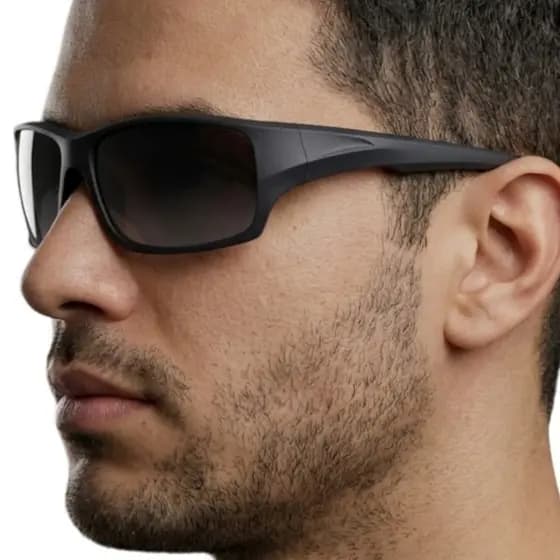 Óculos Masculino Esportivo UV400 Alta Performance Para Corrida Ciclismo Trilhas Direção MD-46
