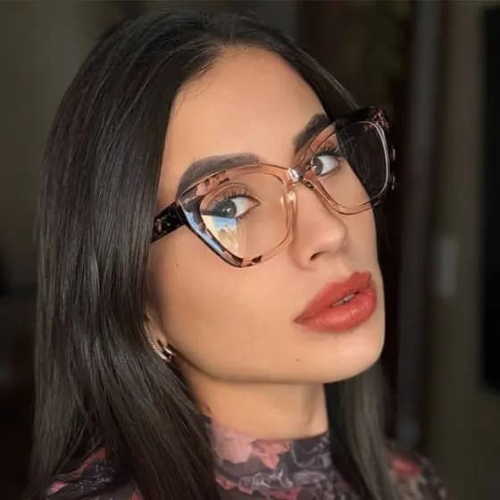 Armação Delicada Feminina Gatinho Pra Grau Aceita Troca de Lentes Várias Cores