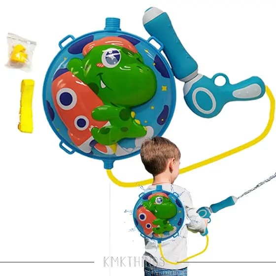 Brinquedo Infantil - Mochila de água - esguicha agua - Dino - unicórnio - girafa