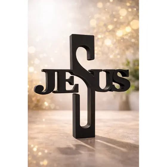 Placa Decorativa Jesus| Religiosa| Cruz|