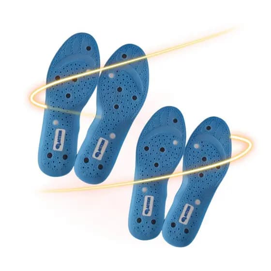 Kit C/2 Palmilha Magnetica Bioquantica Tira Dor Antin-ronco Esporão Tira Dores Pernas e Pés Action