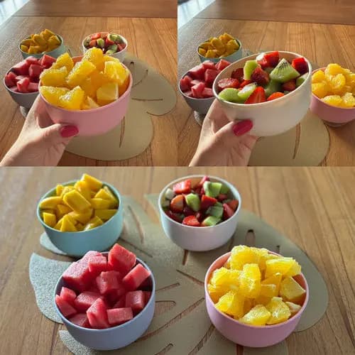 Kit 4 Bowls 455 Ml Resistente Para Microondas E Lava-louças