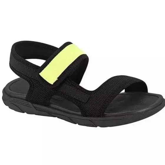 Sandalia Papete Molekinho 2400.175.15745 - Preto Verde