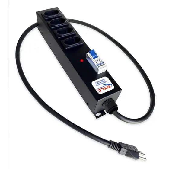 Filtro Protetor Elétrico Profissional Com Disjuntor 4 Tomadas 20a