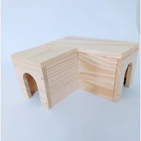 Toca Para Hamster Roedores De Pequeno Porte (com Duas Portinhas)
