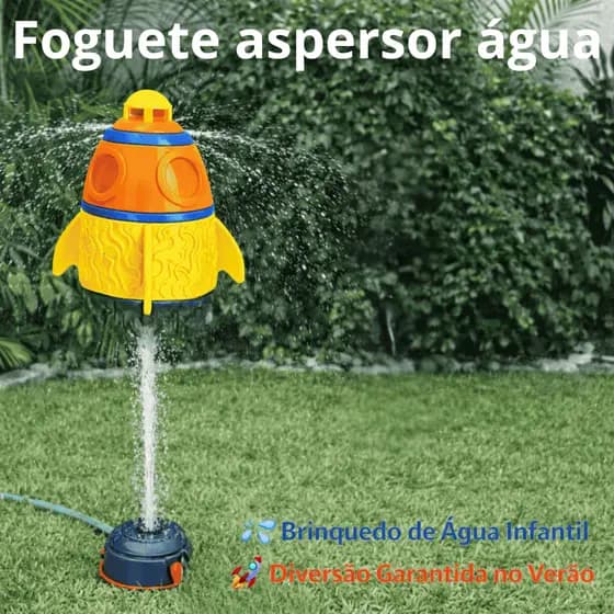 Brinquedo Foguete Aspersor Água Infantil Fantasma Voador Magueira De agua Diversão no Verão Crianças