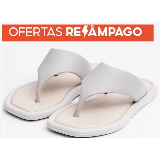 Sandália Flat solado Flipflop CH17 NUDE tucLele oferta