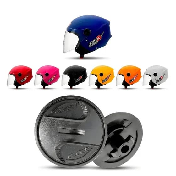 Botão Reparo Viseira Capacete Pro Tork New