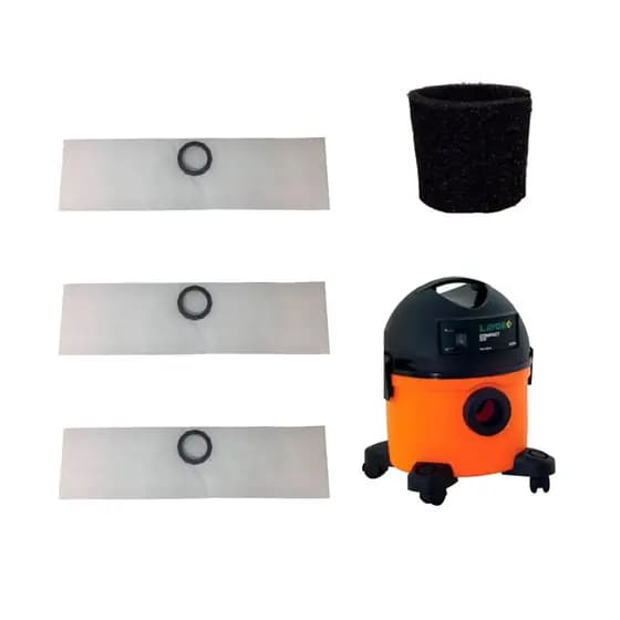 Saco Descartável Aspirador Pó Lavor Wash Compact Eco 1250w 3 unidades + Filtro ALTA DURABILIDADE