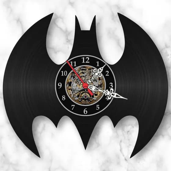 Relogio De Parede Batman Herois Filmes Series Avengers Vinil
