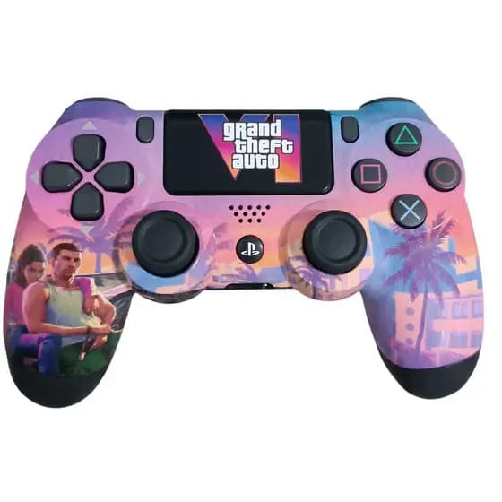 Controle Original PS4 Sem Fio - GTA Red Dead Redemption Rockstar Games