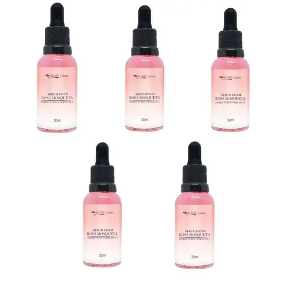 5 Unidades Serum Facial Rosa Mosqueta Max Love Atacado