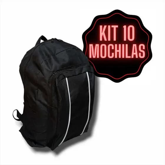 Mochila Masculina Feminina Atacado Revenda Kit 10 Peças