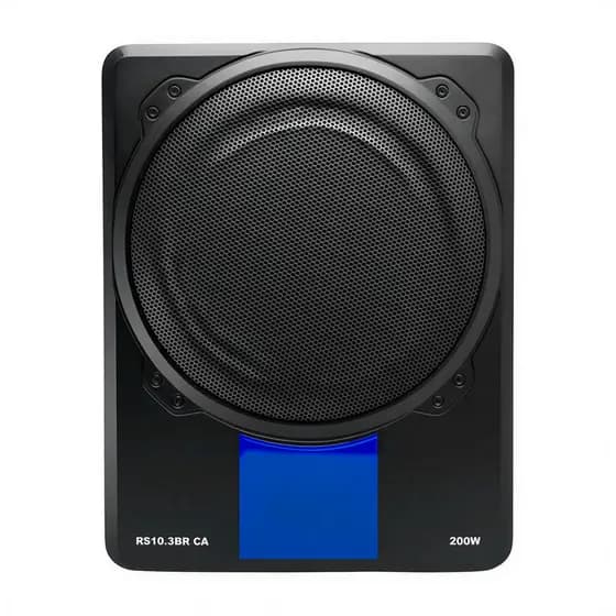 Caixa Subwoofer Slim Roadstar 10 Polegadas 200w Amplificada