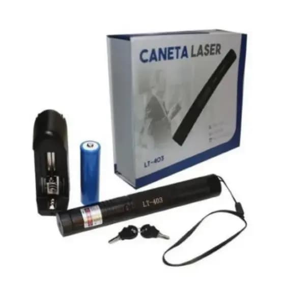 Caneta Laser Pointer Longo Alcance de até 50km Para Reuniões Estudos e Apresentações